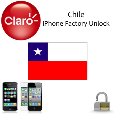 iPhone 4 4S 5 5C 5S 6 6+ 6S 6S+ CLARO CHILE (blokuotas ir neblokuotas IMEI) oficialus gamyklinis atrišimas per 3-7 d.d.