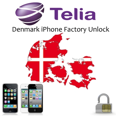 iPhone 4 4S 5 5C 5S 6 6+ TELIA DENMARK (blokuotas ir neblokuotas IMEI) oficialus gamyklinis atrišimas per 1-7 d.d.