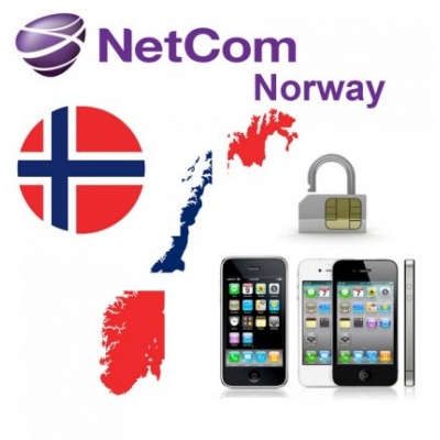 iPhone 3 3GS 4 4S 5 NETCOM NORWAY (neblokuotas IMEI) oficialus gamyklinis atrišimas per 1-3 d.d.