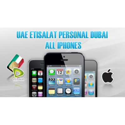 iPhone 3 3GS 4 4S 5 5C 5S ETISALAT DUBAI (blokuotas ir neblokuotas IMEI) oficialus gamyklinis atrišimas per 1-2 d.d. 