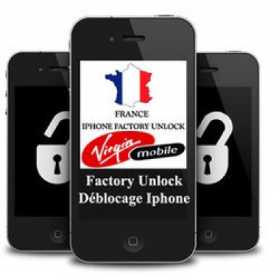 iPhone 3 3GS 4 4S 5 5C 5S VIRGIN FRANCE (blokuotas ir neblokuotas IMEI) oficialus gamyklinis atrišimas per 3-10 d.d.